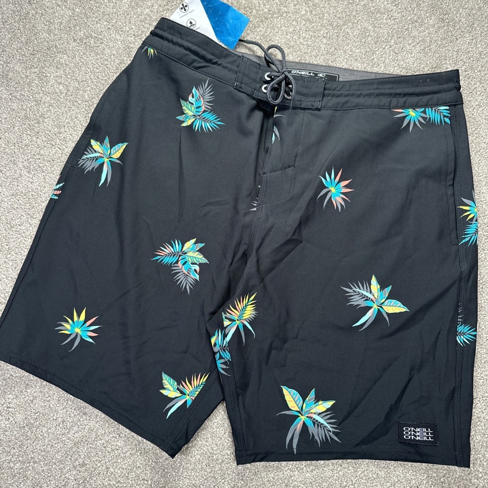 O'Neill Board Shorts Men's Sz 31 Cruiser Hawaii Hyperfreak Stretch Surf New